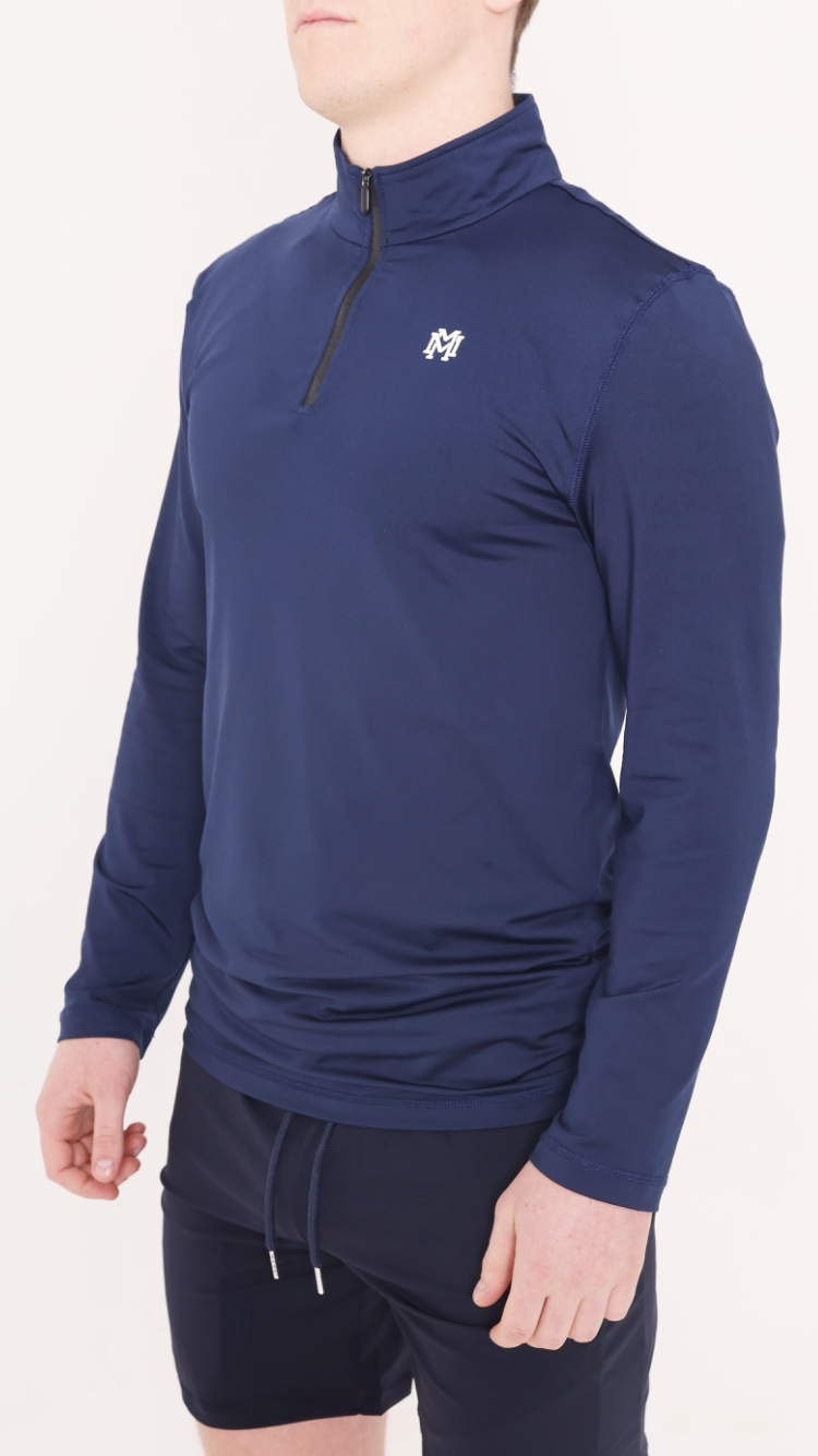 Athlete 1/4 zip long sleeve training top