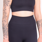 Ribbed Seamless Cycling Shorts