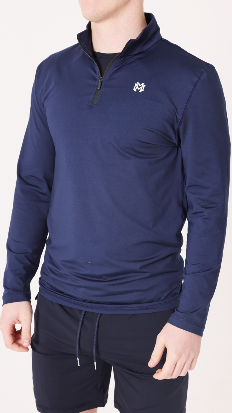 Athlete 1/4 zip long sleeve training top